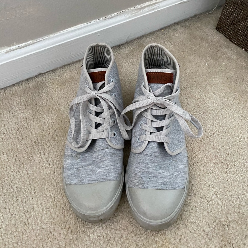 BANGS high top sneakers